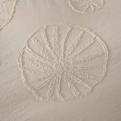 Melissa Tufted Circle Duvet Cover Set