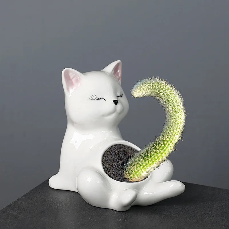The Sassy Cat Planter