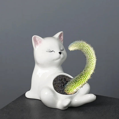 The Sassy Cat Planter