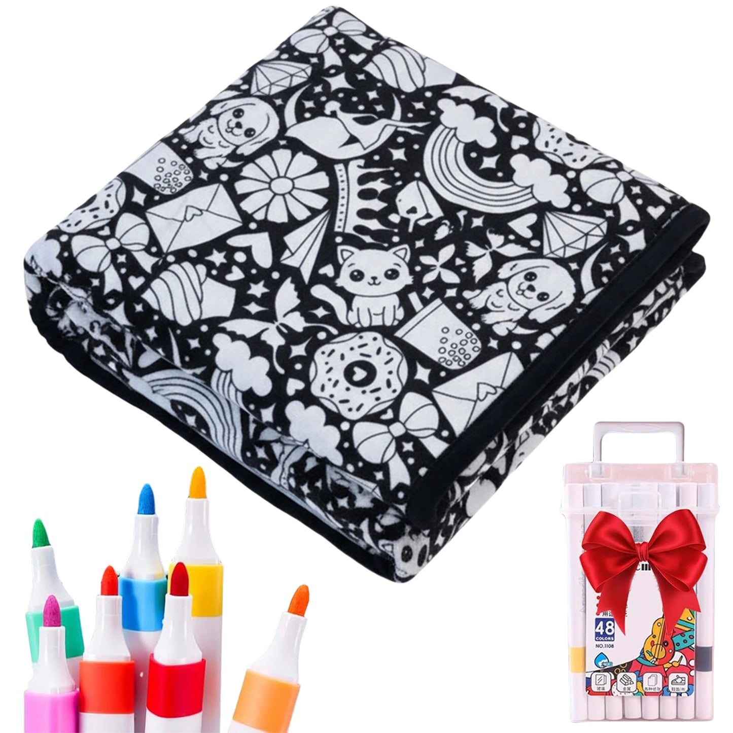 Drawzy Creative Coloring Blanket