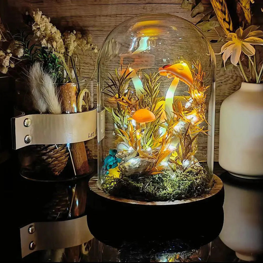Enchanted Forest Glow Dome Lamp