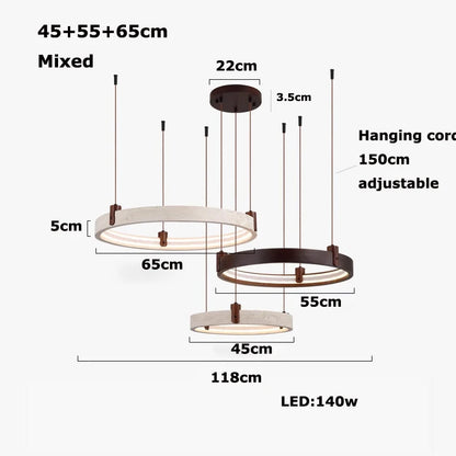 Axis Terra Duo Ring Pendant Light