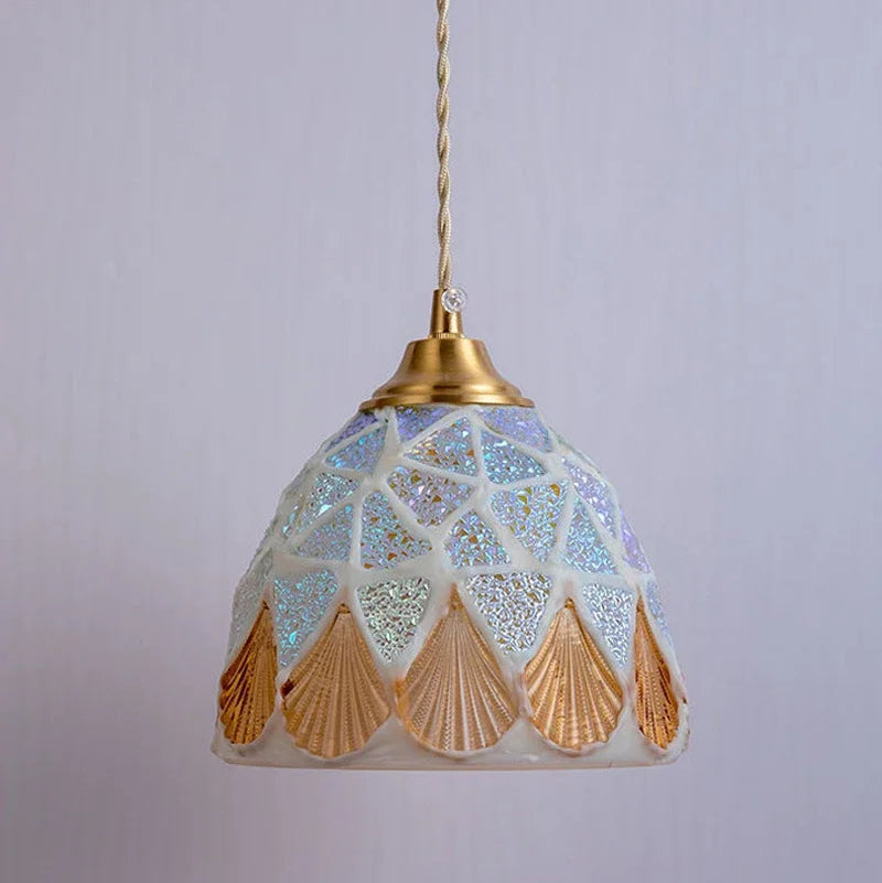 Ocean Pearl Mosaic Pendant Lamp