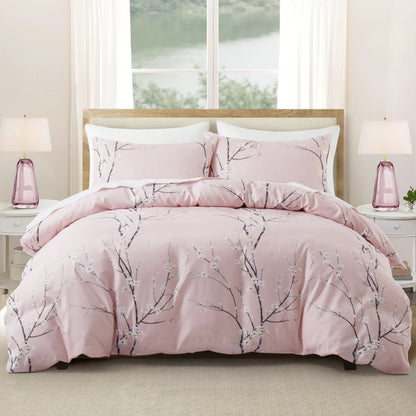 Sakura Spring Pink Duvet Cover Set