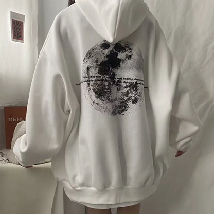 Let's Talk About The Moon Oversized Sweatshirt