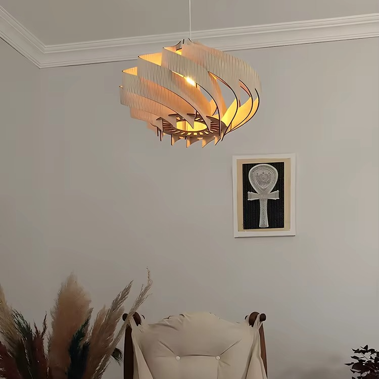 Crescent Swirl Pendant Light