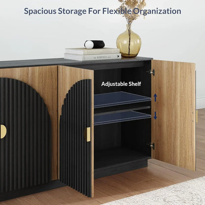 ArcFlute 65″ Buffet Sideboard