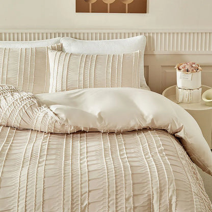 Pleated Tranquility Bedding Set