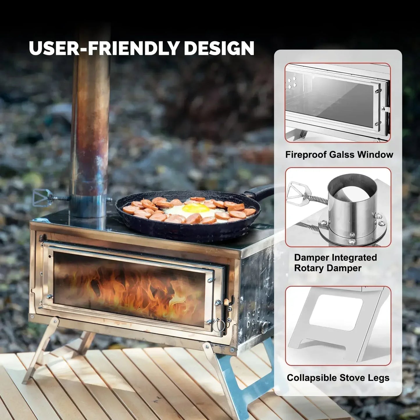 Portable Outdoor Wood Stove