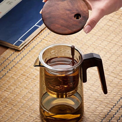 Magical One-Key Brewing Teapot