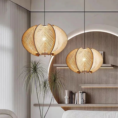 TerraWeave Lotus Pendant Light
