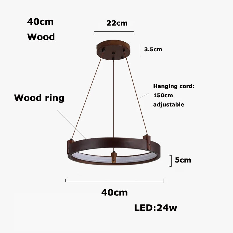 Axis Terra Duo Ring Pendant Light