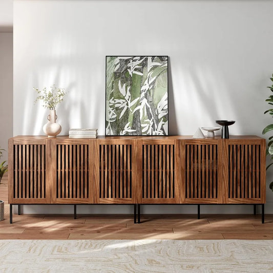 Alderline Slatted Media Console