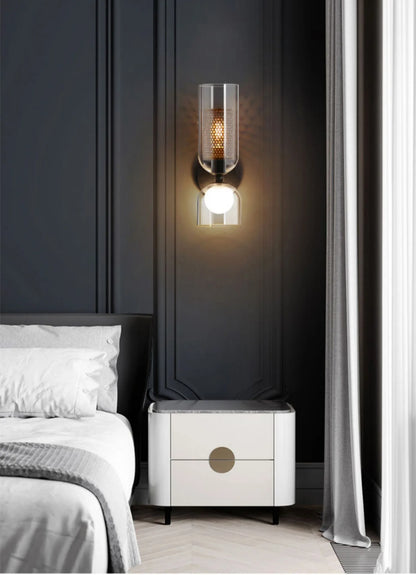 Dualis Ember Glass Wall Sconce