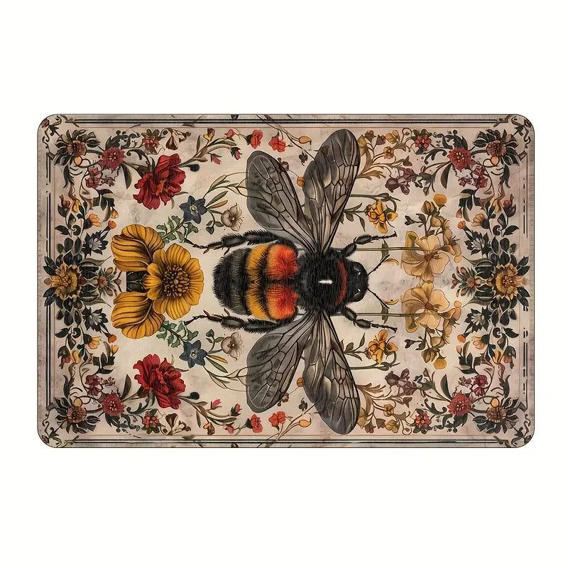 Botanical Guardian Bee Rug