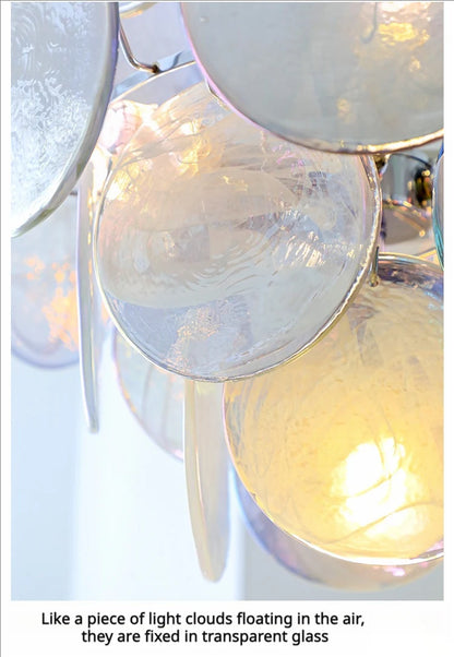 Aurora Opaline Cascade Chandelier