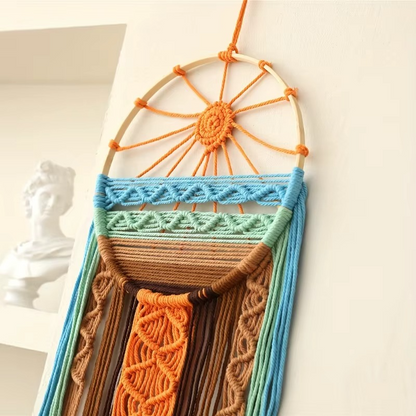 Sunrise Over the Horizon Macramé