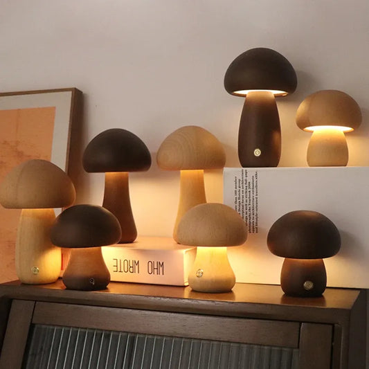 Cute Mushroom Bedside Lamp