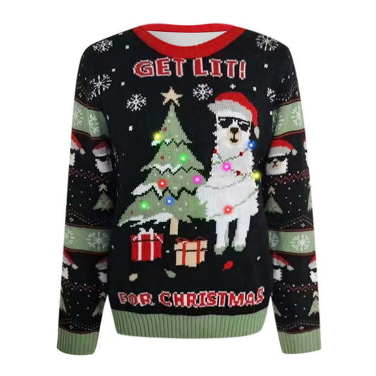 Get Lit Christmas Sweater