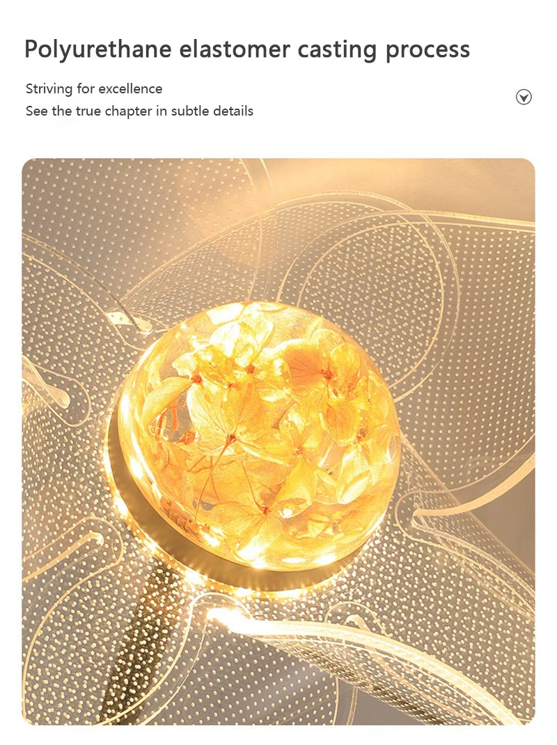 Aurora Bloom Brass Wall Light