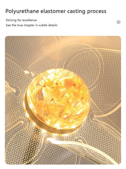 Aurora Bloom Brass Wall Light