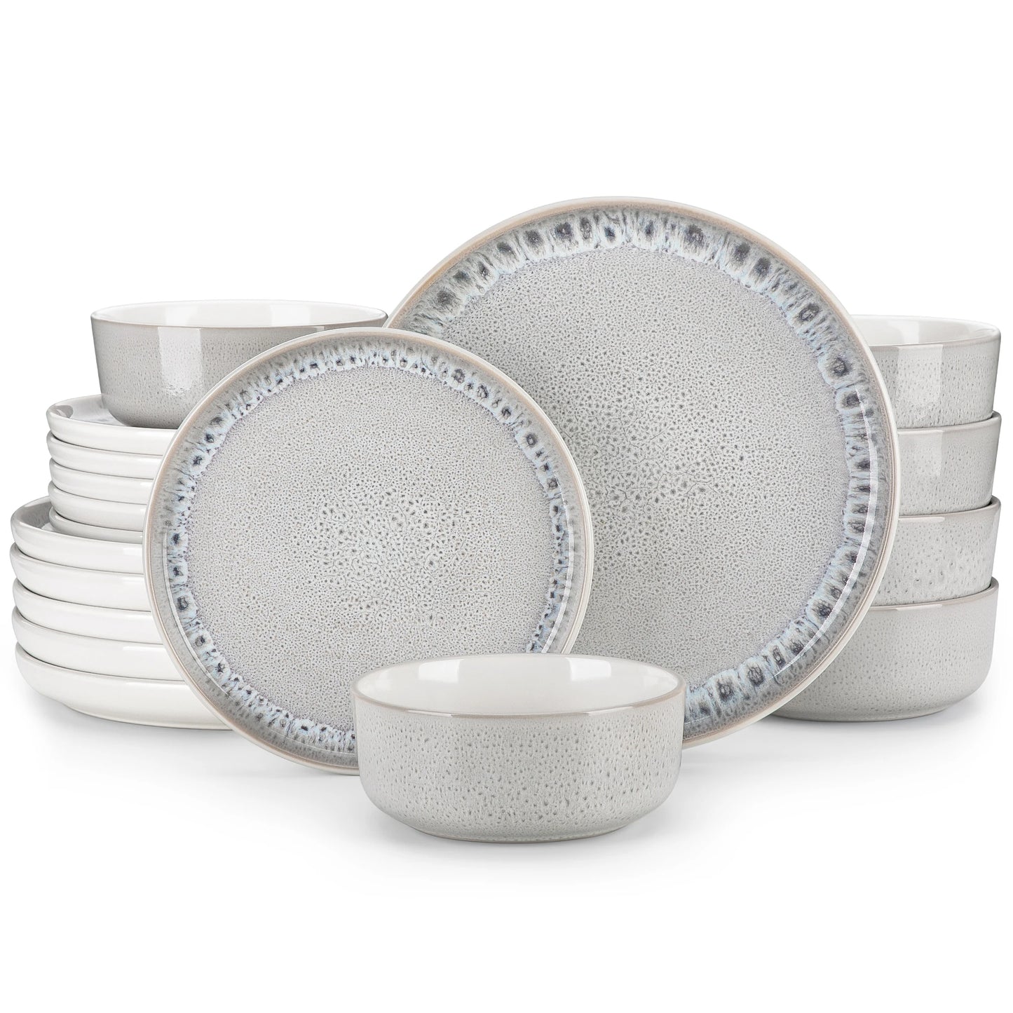 Frosted Mist Stoneware Dinnerware Set