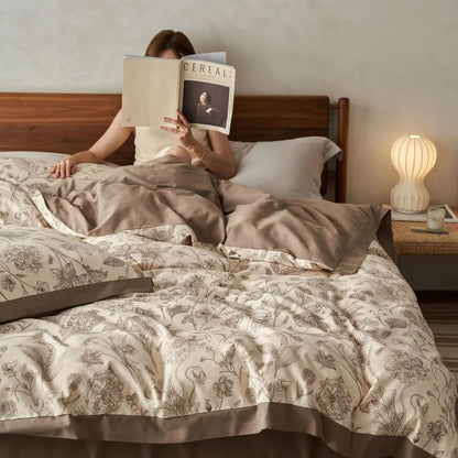 Botanical Reverie 100% Cotton Duvet Cover Set