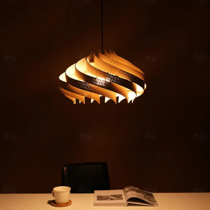 Crescent Swirl Pendant Light
