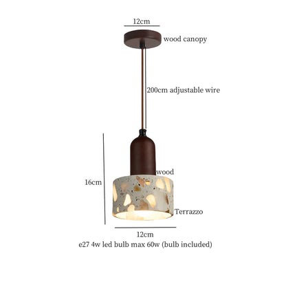 Terrazzo Stone Pendant Light