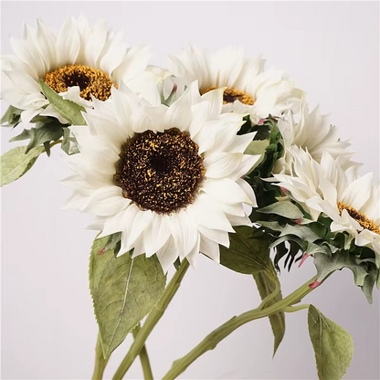 3pcs Real Touch Artificial Sunflowers Branches