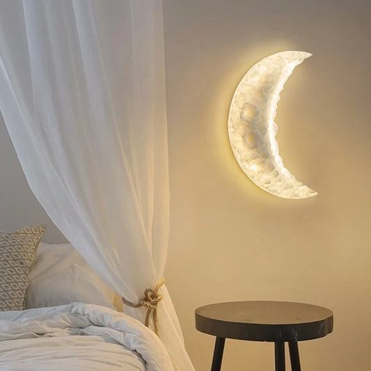 Crescent Moon Mural Wall Lamp