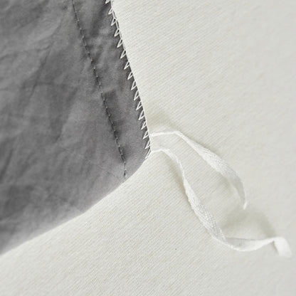 Midnight Grid Textured Boho Duvet Set