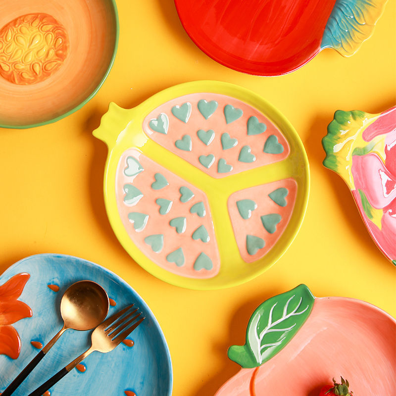 Fruit Shaped Ceramic Plates