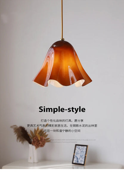 LumiBelle Drapé Pendant Light