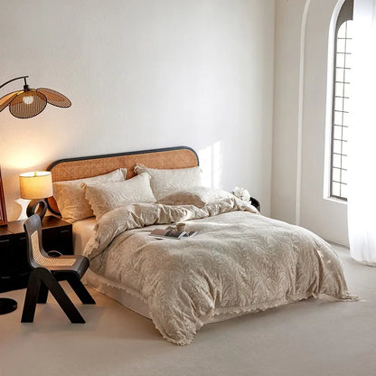 Whisper Fern Jacquard Duvet Set