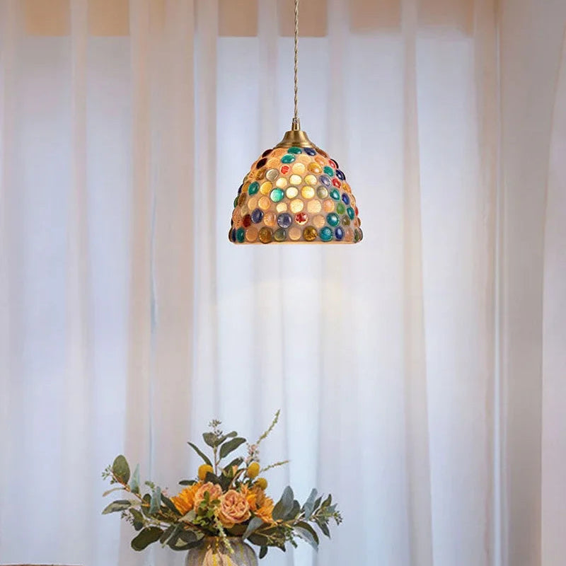Ocean Pearl Mosaic Pendant Lamp