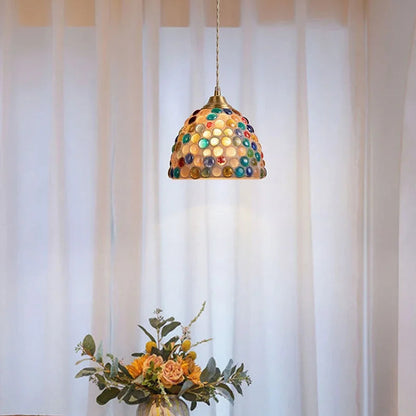 Ocean Pearl Mosaic Pendant Lamp