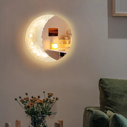 Crescent Moon Mural Wall Lamp