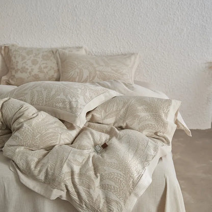 Whisper Fern Jacquard Duvet Set