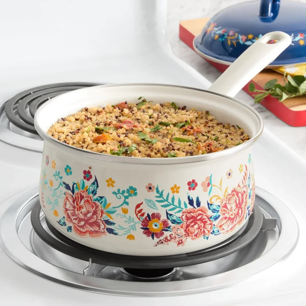 Blossomfield Enamel Saucepan (2-Quart)