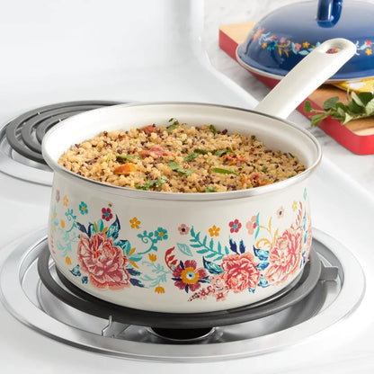 Blossomfield Enamel Saucepan (2-Quart)