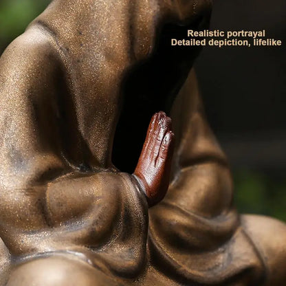 Meditative Monk Incense Burner