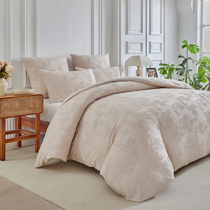 Blush Ribbon Whisper Duvet Set