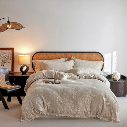 Whisper Fern Jacquard Duvet Set