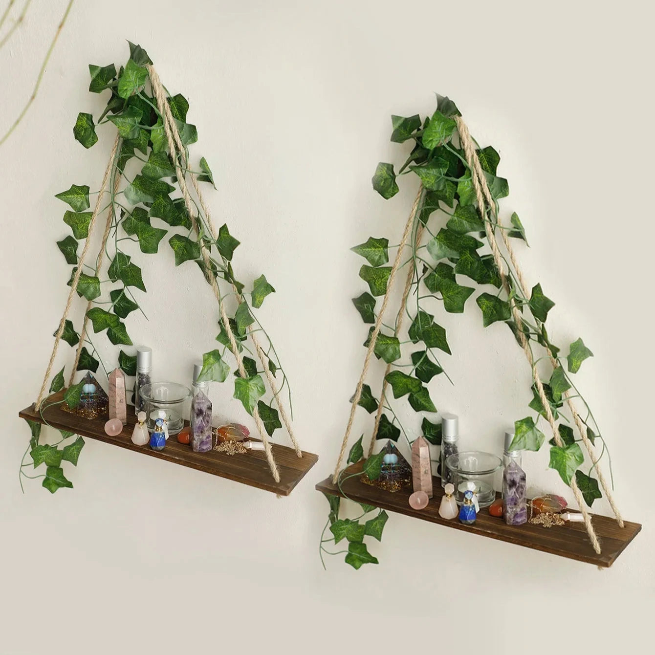 GlowLeaf Triangle Shelf