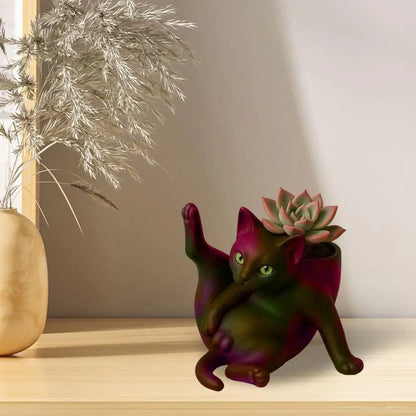 The Flexible Feline Planter