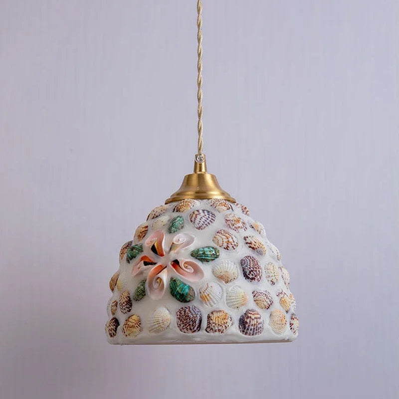 Ocean Pearl Mosaic Pendant Lamp