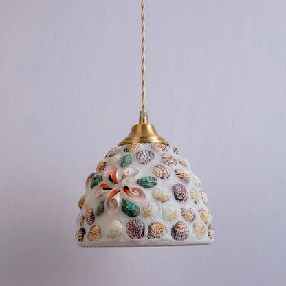 Ocean Pearl Mosaic Pendant Lamp