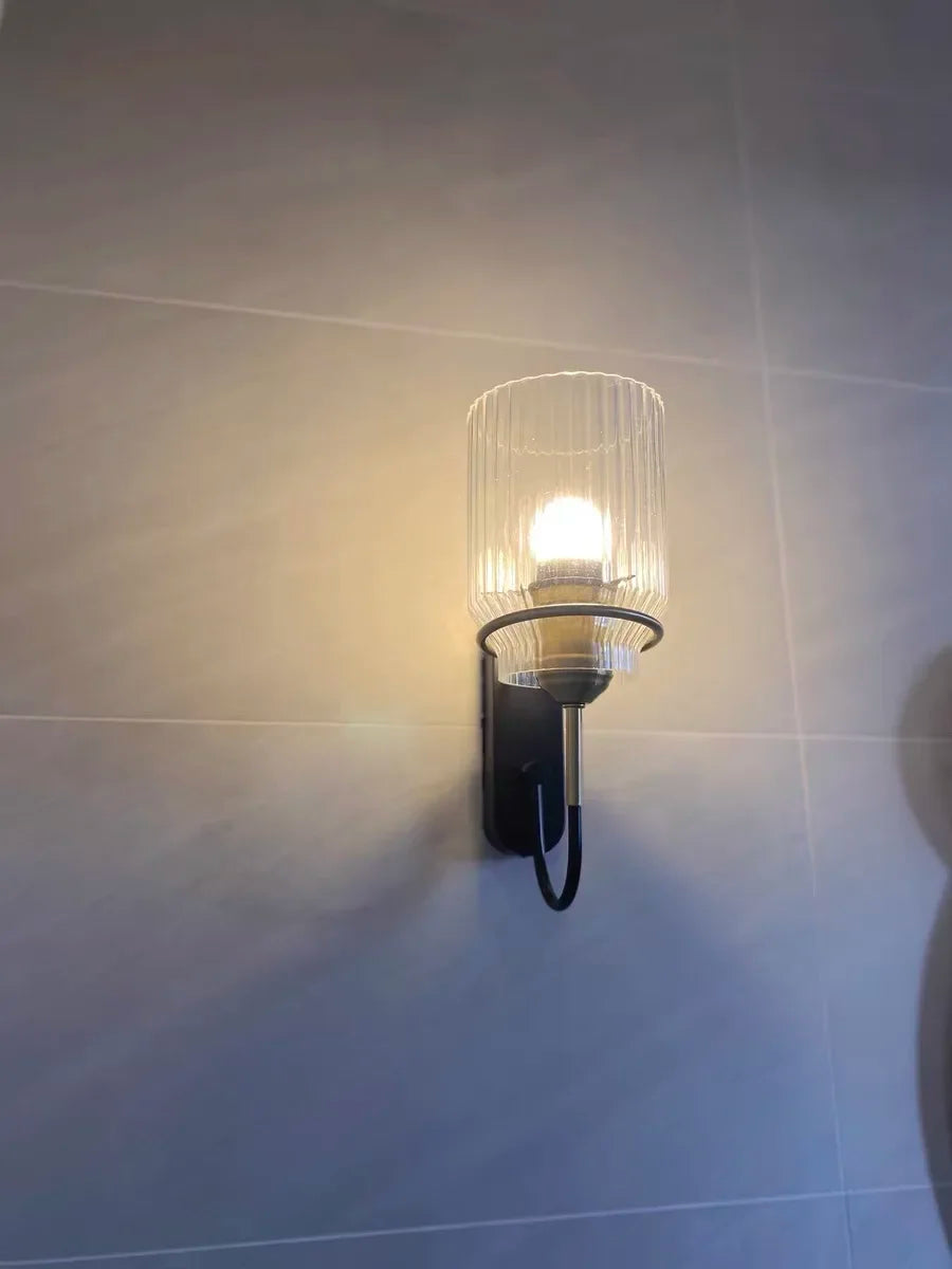 Arcéa Ribbed Glass Wall Sconce