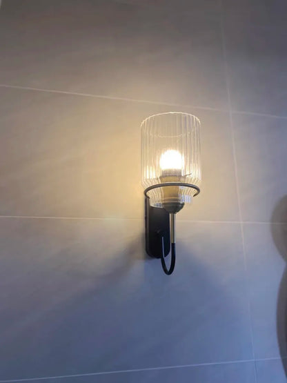 Arcéa Ribbed Glass Wall Sconce